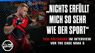 TOM H&Ouml;LEMANN im Interview vor THE CAGE MMA 5 am 19.10.2024 in Braunschweig