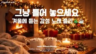 겨울에 듣는 감성 노래 ☃️❄️하루 종일 듣는  BGM ☕