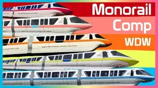 WDW Monorail Compilation - Mark VI Honking, TTC, Resort Loop, EPCOT Station
