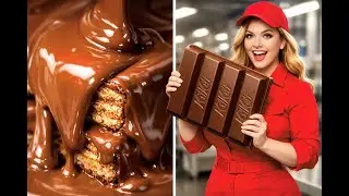 How KitKat Is Made: Inside the Factory (8 Million Bars/Day) #factoryprocess #kitkat #trending