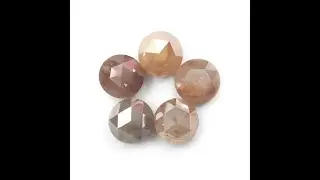 Rose Cut Rustic Diamond |  Natural Loose Diamond | Multi Color Diamond