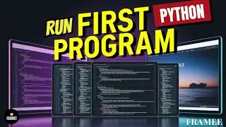 First PYTHON Program from Scratch in 9 min⏳️ | Introduction to PYTHON | @framee-official  | #pyton