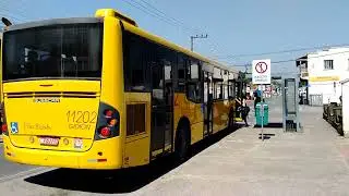&ocirc;nibus urbano de piso baixo em Joinville - ano de fabrica&ccedil;&atilde;o: 2012
