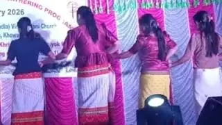 Kaitorni Hani Bagwi Samung || Kokborok Gospel Cover Songs Dance||New year 2026@ElinaDebbarma-E2B