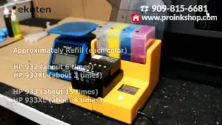 Auto Refill Recharger Hp 932 933 932XL 933XL Cartridge - HP 6100 6600 6700 7110 7610 7612