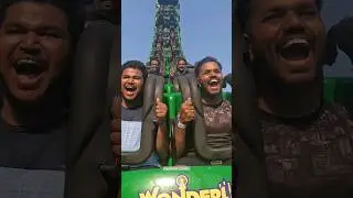 🎢Wonderla kochi🎡- Rollercoaster Recoil 🎢  masterpiece ride #amusementpark #themepark #wonderlakochi