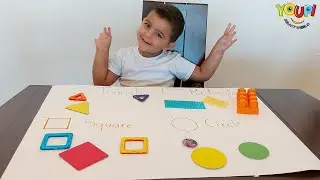 Learn Shapes with Jamal- Easy Activity to do at Home- Sorting Shapes