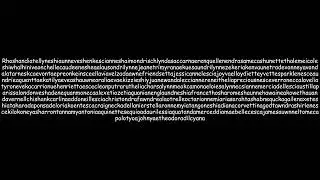 Long words I found on the internet