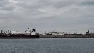 Tanker vessel Powered by LNG #marineservices #maritime #ship #views #port 