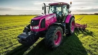 Dieser Pink-Traktor Schockiert Die Landwirtschaft! Unglaubliche Power & Design 2025