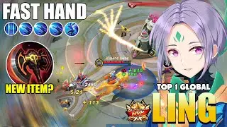 New Build ?? !! Ling best build 2021 ~ Ling Gameplay by Top Global Hoon But Tired ~ Mobile Legends