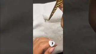 How to make volume fans with a glue ring #lashextensions #lashes #volumelashes #volumefans