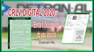 CRLV DIGITAL DETRAN-AL 2020! BAIXAR, IMPRIMIR CRLV
