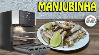 Manjubinha na Fritadeira Brit&acirc;nia Air Fry Oven BFR2100P 12L