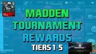 Preseason Tournament 1 Rewards!!! All Tiers!!! Madden Mobile 18