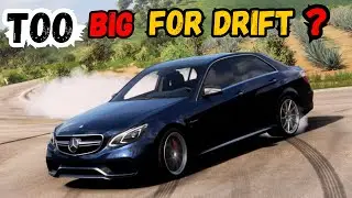 Forza Horizon 5 - E63 𝘼𝙈𝙂 Good or Big for City Drift -Mercedes Benz W212 v8 -Steering Wheel Gameplay
