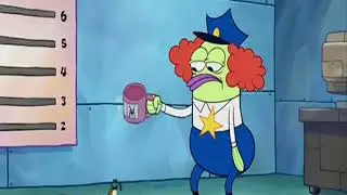Plankton Gets arrested for stealing the formula