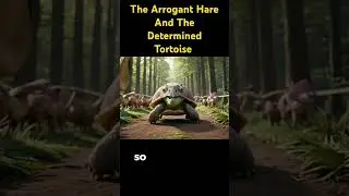 The Arrogant Hare And The Determined Tortoise #childrenbedtimestories #childrensstorytime#moralstory