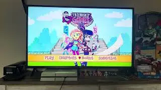 My Little Pony Equestria Girls: Friendship Games DVD menu walkthrough 