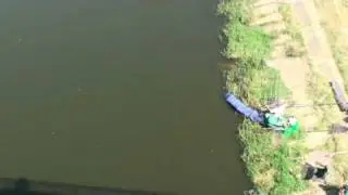 Krzysztof Bukrak holujący prawie 2 kg jazia
