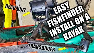 Install Helix 7 Fishfinder on a Kayak