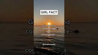 GIRL FACT - Girls who find comfort in late night conversations... #shorts #fyp #love