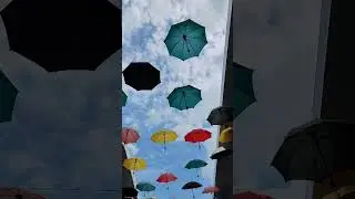 Regenschirm-Himmel im Ruhrpark 🌂✨Umbrella Sky at Ruhrpark #Ruhrpark #Bochum #UmbrellaSky
