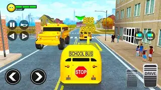Roaming School Bus Driver Rescue Vehicles in City Android Game #games #gameplay #androidgames