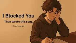 I Blocked You (Then Wrote This Song) | Unsent Songs (Lyric Video)