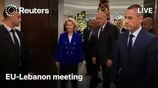 LIVE: EU officials speak following meeting with Lebanon president
