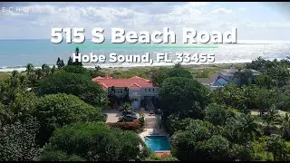 Luxury Real Estate: For Rent: 515 S Beach Road, Hobe Sound, FL 33455
