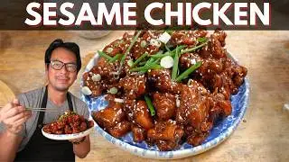 How We Make the Best Sesame Chicken | Wally Cooks Everything