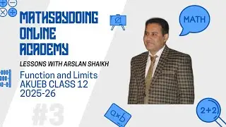 Algebraic & Transcendental Functions Trig, Log, Exponential, Modulus AKUEB Class12 SLO 13.1.5&ndash;13.1.6