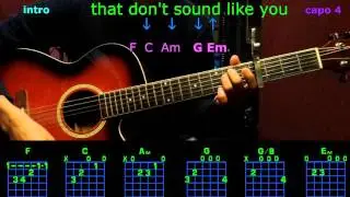 that don't sound like you lee brice guitar chords
