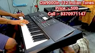 New Casio Ctx9000in HD Indian Tones Backup 2025
