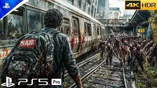 WORLD WAR Z TRAIN YARD ZOMBIE SWARM on (PS5 PRO) | Realistic ULTRA MAX Graphics Gameplay [4K 60FPS]
