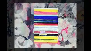 Filmcollage - intuitive Malerei