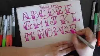 tattoo font