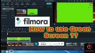 WonderShare Filmora X | Green Screen Tips and Trick | All in one game fact tech