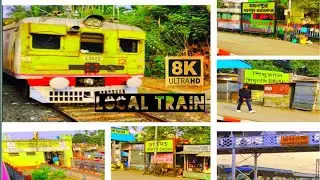 KANCHRAPARA station to Kalyani  |Madanpur | Simurali | Palpara | CHAKDAHA | train vlogs down side .