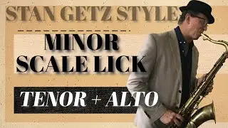 How to Improvise with a Stan Getz Lick 🎵 | Jazz Saxophone Lesson in 12 Keys