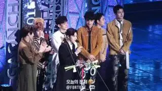 170222 GAON CHART AWARDS SEHUN @ 가온차트 시상식 최애돌 인기상 그룹부문의 엑소♡ (백현이의 에리들 마우스 드립ㅋㅋ)