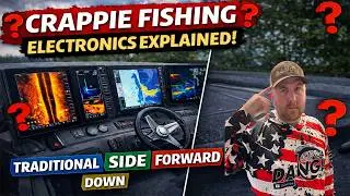 Which FISHING electronics are BEST for CRAPPIE ⁉️ Electronics explained!