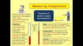 Thermometer Cambridge IGCSE O level Physics 0625/0972/5054 Lesson 43 part b