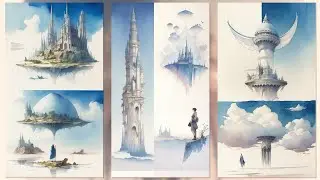 Heavens Unveiled: AI Conjures Magical Sky Worlds! ☁️🎨