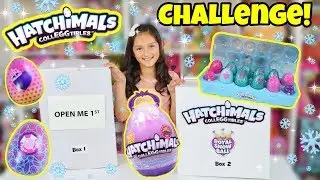 🐣 Hatchimals CollEGGtibles Royal Snow Ball Challenge!!!! ❄️