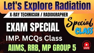 Important MCQs class for Radiographers/ X-ray technician by @Letsexploreradiation 