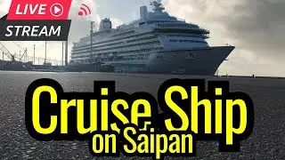 Japanese Cruise Ship on Saipan!