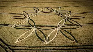 Sacred Geometry Crop Circle | 7 July 2023 | Scratchbury Hillfort, Wilts | Crop Circles From The Air