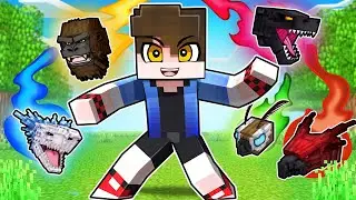 Virei o MESTRE dos KAIJUS no Minecraft